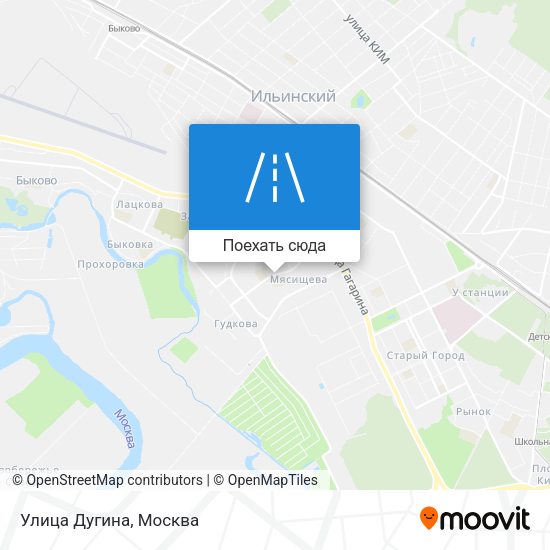Карта Улица Дугина