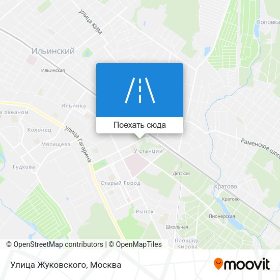 Карта Улица Жуковского