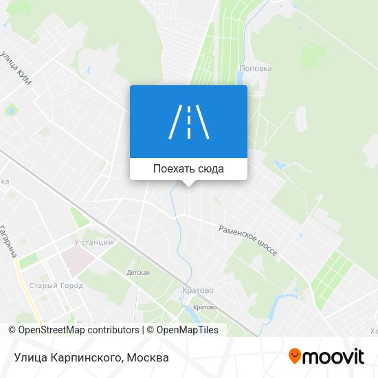 Карта Улица Карпинского