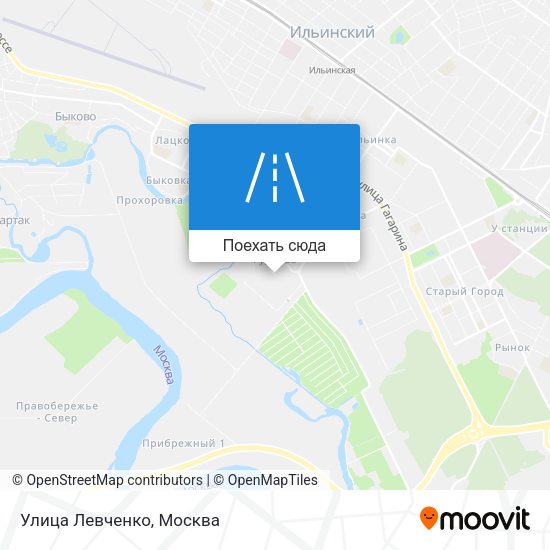 Карта Улица Левченко