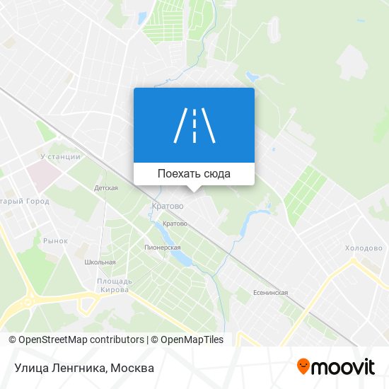 Карта Улица Ленгника