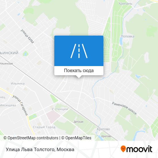 Карта Улица Льва Толстого
