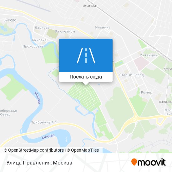 Карта Улица Правления