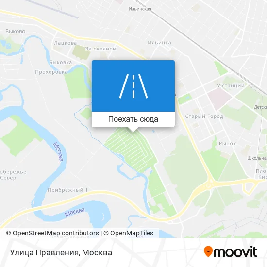 Карта Улица Правления