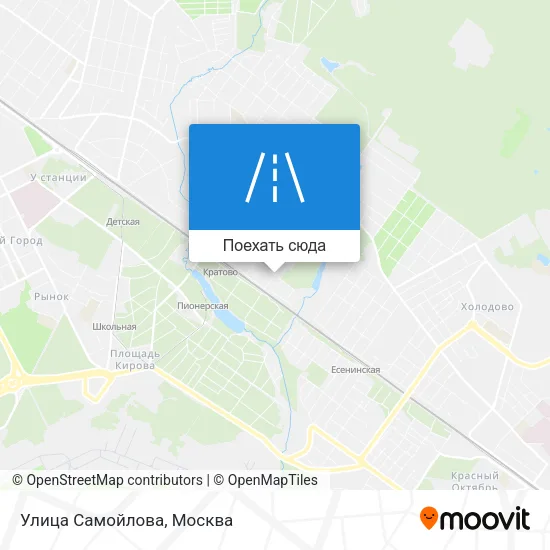 Карта Улица Самойлова