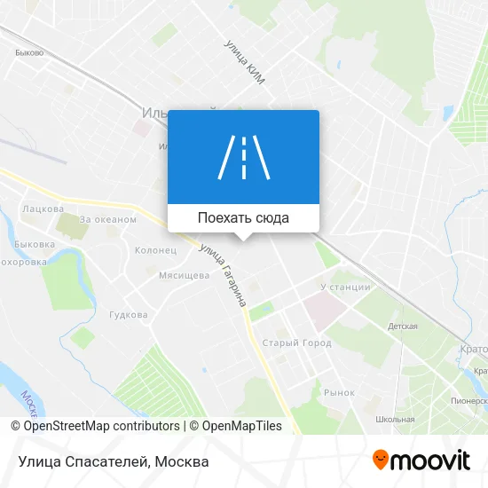 Карта Улица Спасателей