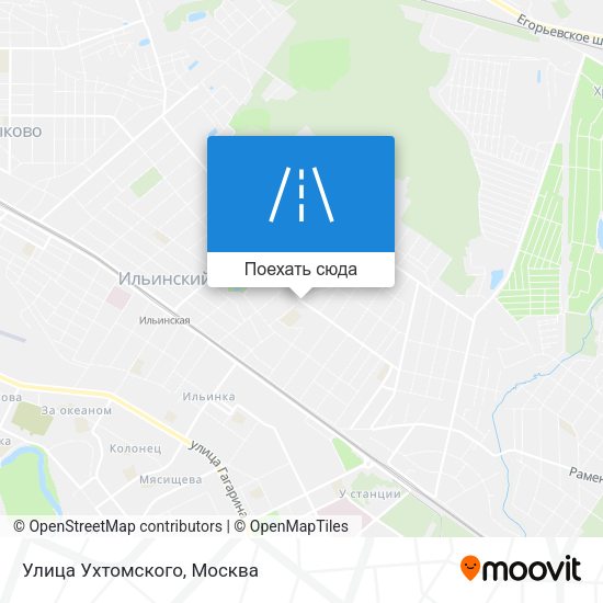 Карта Улица Ухтомского