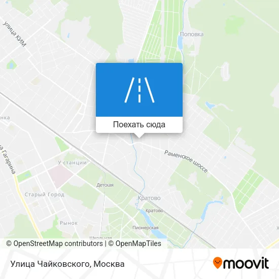 Карта Улица Чайковского