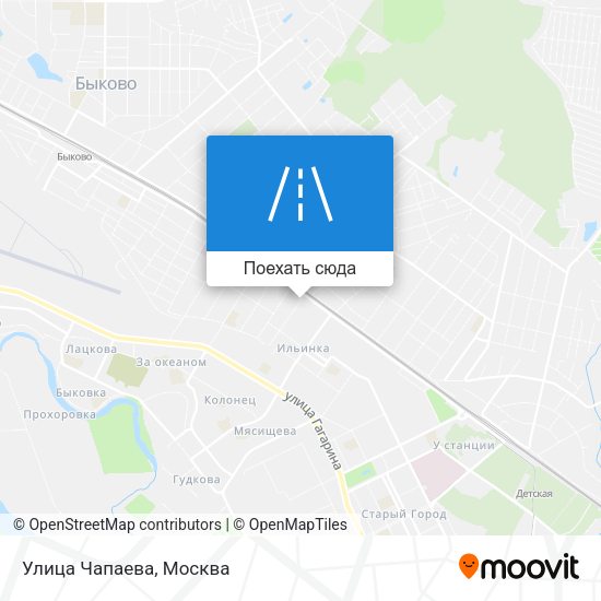 Карта Улица Чапаева