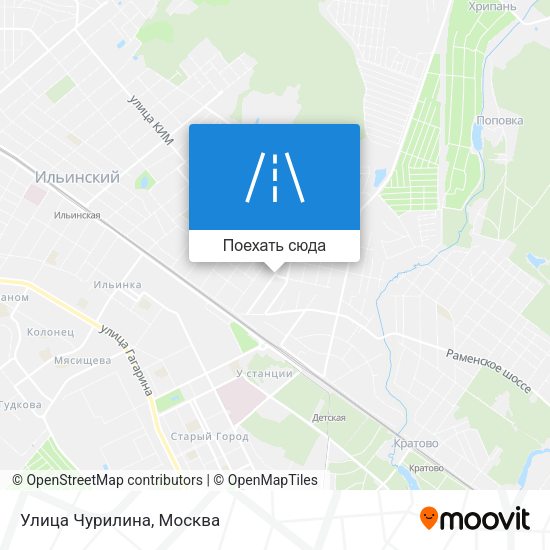 Карта Улица Чурилина