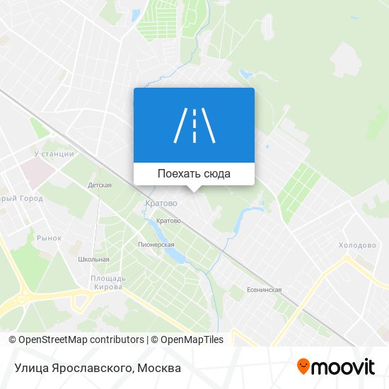 Карта Улица Ярославского