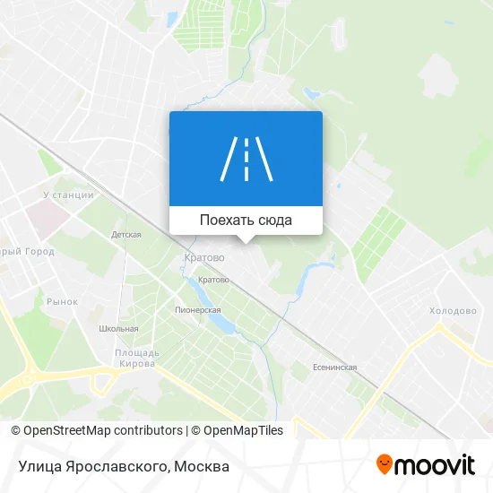 Карта Улица Ярославского