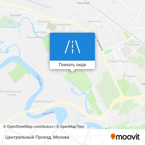 Карта Центральный Проезд