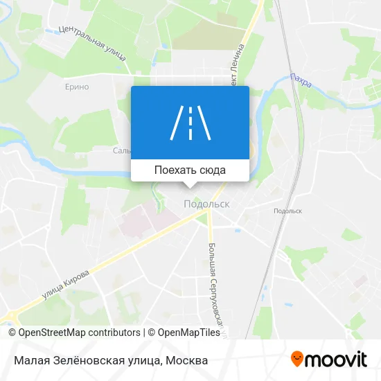 Карта Малая Зелёновская улица