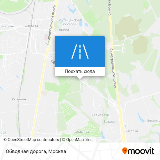 Карта Обводная дорога