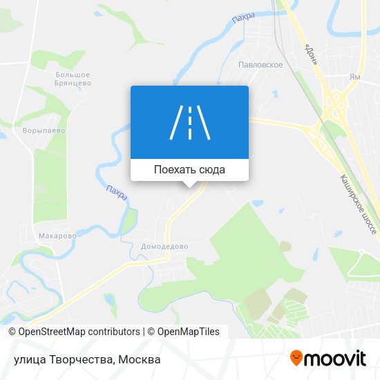 Карта улица Творчества