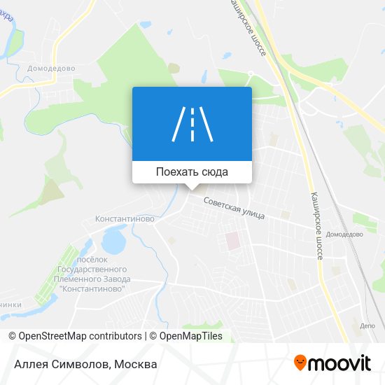 Карта Аллея Символов
