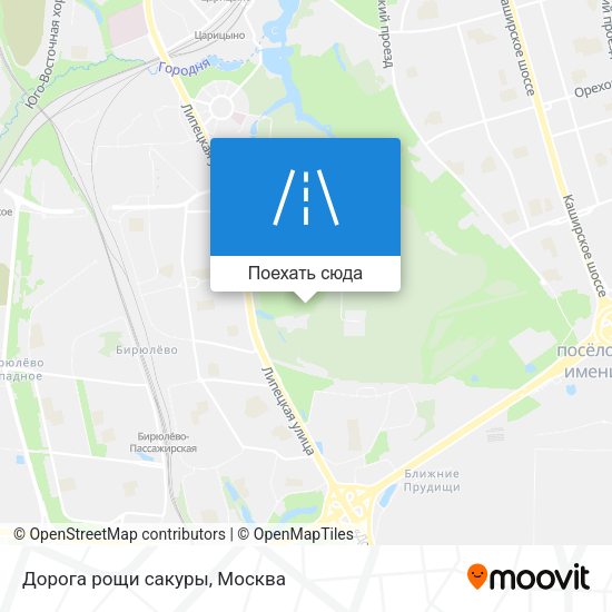 Карта Дорога рощи сакуры