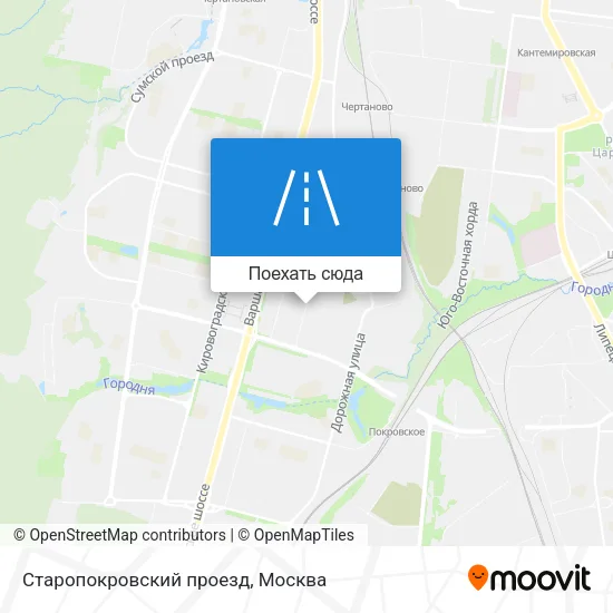 Карта Старопокровский проезд