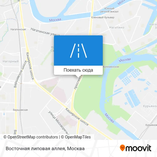 Карта Восточная липовая аллея