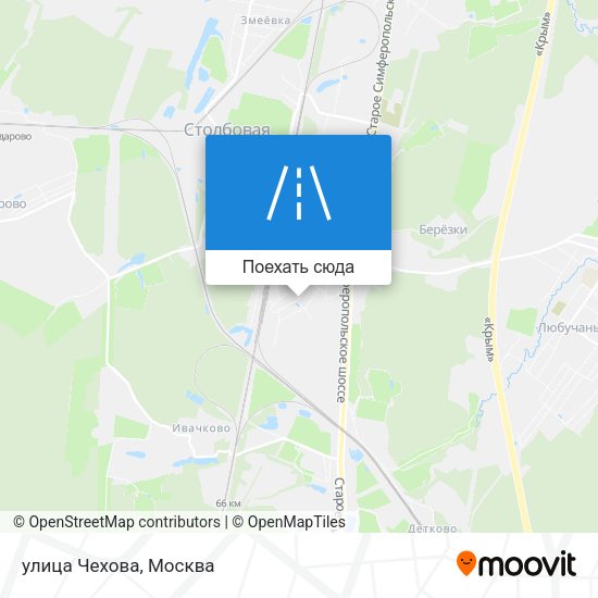 Карта улица Чехова