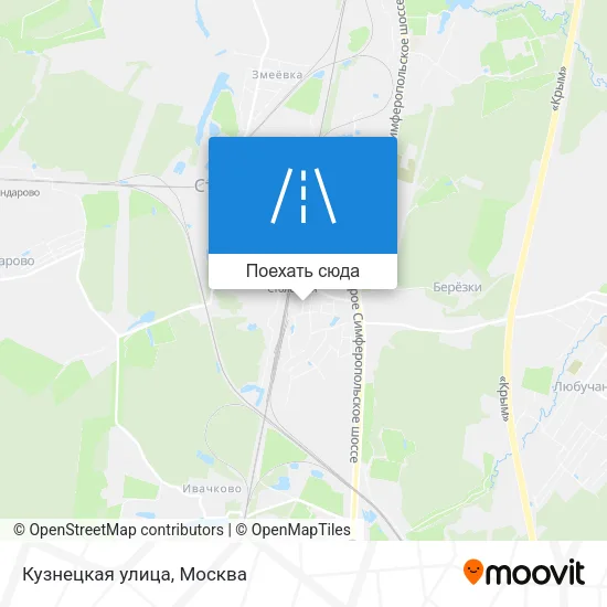 Карта Кузнецкая улица