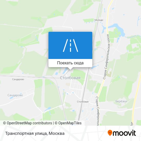 Карта Транспортная улица