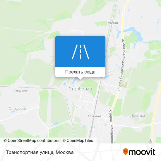 Карта Транспортная улица