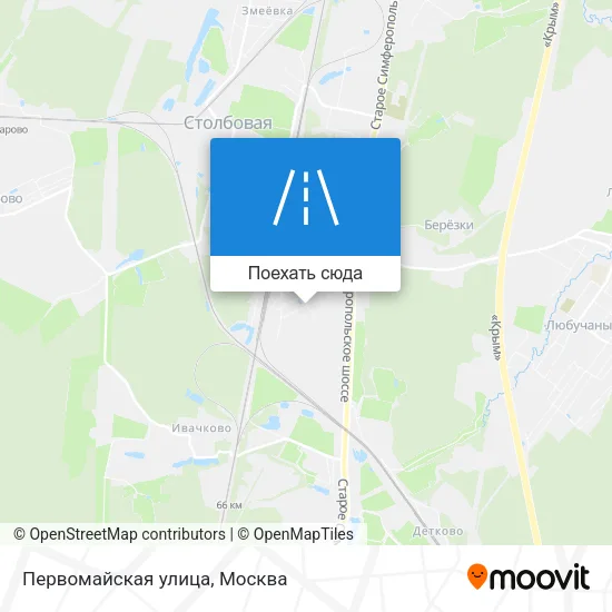 Карта Первомайская улица