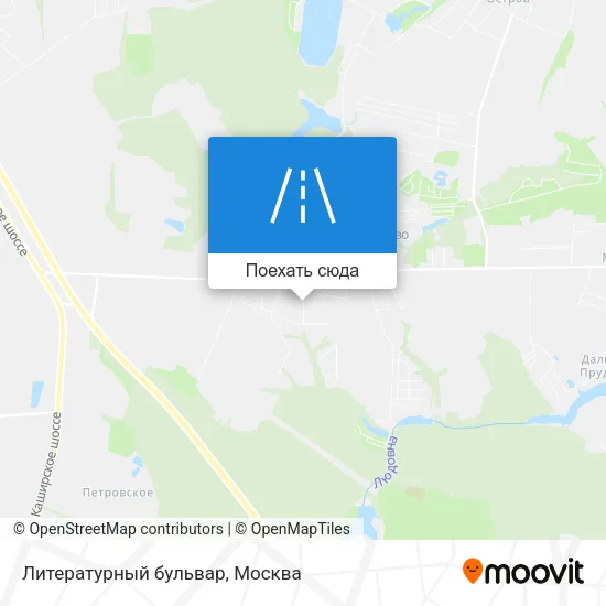 Карта Литературный бульвар
