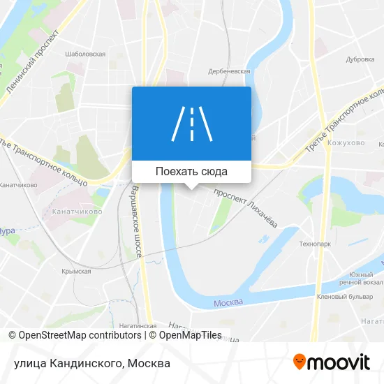 Карта улица Кандинского