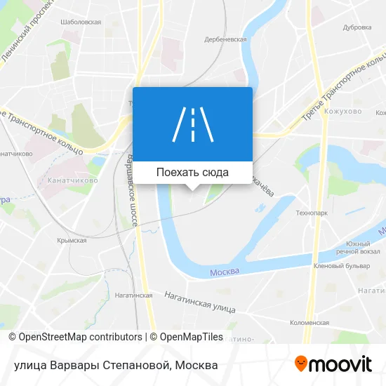 Карта улица Варвары Степановой