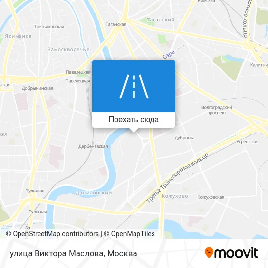 Карта улица Виктора Маслова