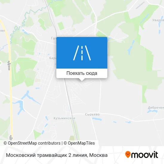 Карта Московский трамвайщик 2 линия