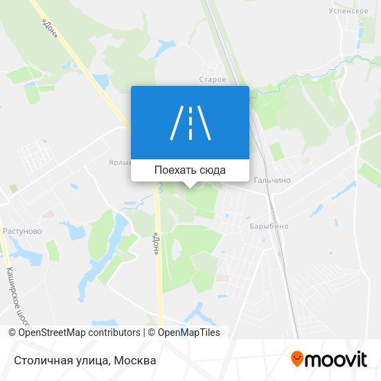 Карта Столичная улица