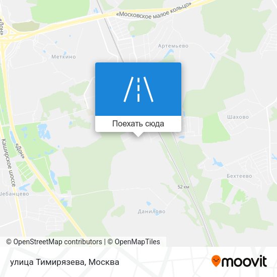 Карта улица Тимирязева
