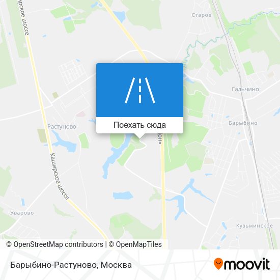 Карта Барыбино-Растуново