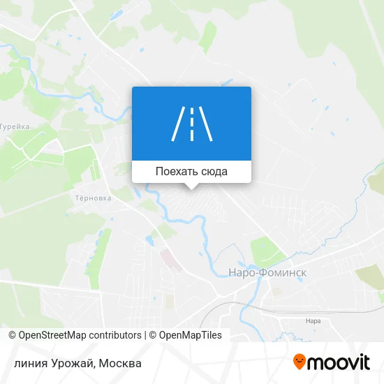 Карта линия Урожай