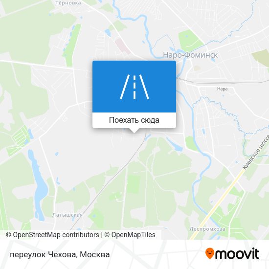 Карта переулок Чехова