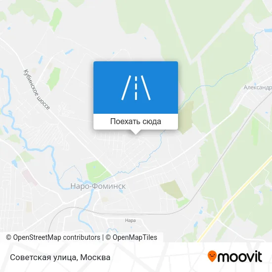 Карта Советская улица