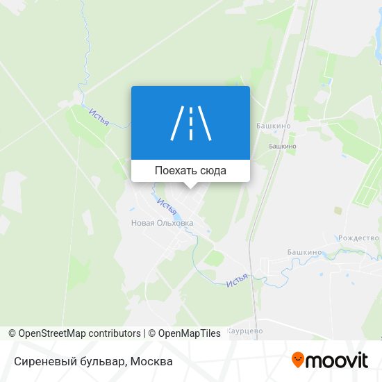 Карта Сиреневый бульвар