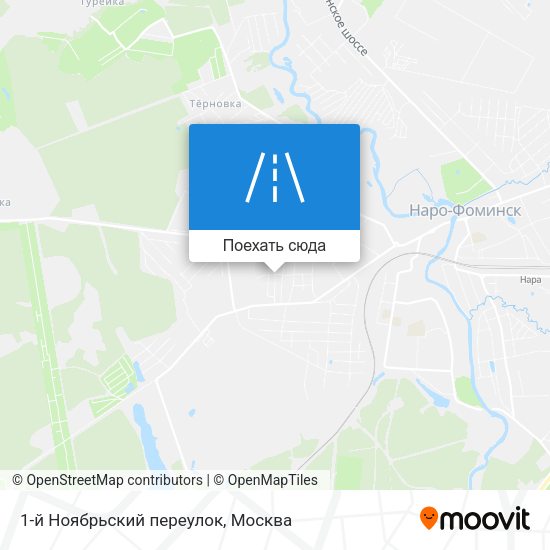 Карта 1-й Ноябрьский переулок