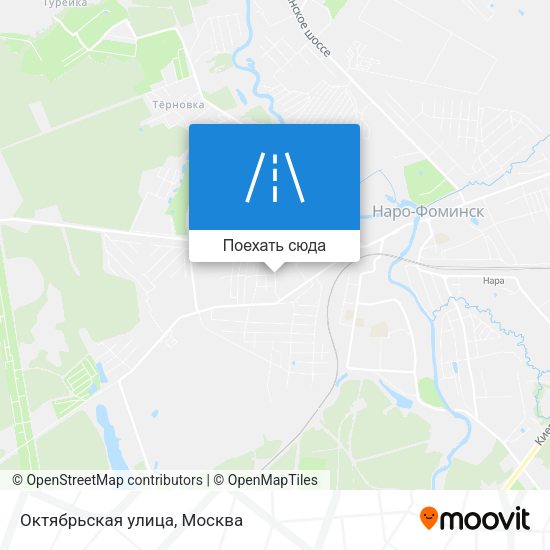 Карта Октябрьская улица