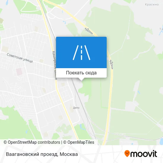 Карта Ваагановский проезд