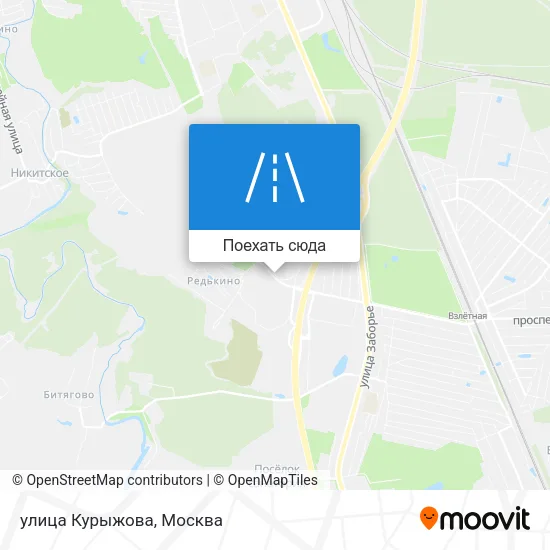 Карта улица Курыжова