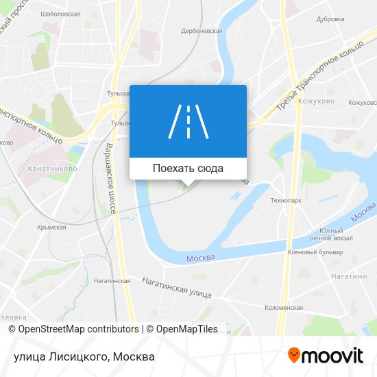 Карта улица Лисицкого