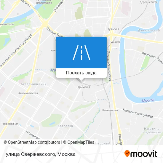 Карта улица Свержевского