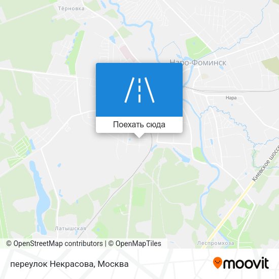 Карта переулок Некрасова