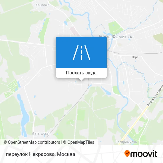 Карта переулок Некрасова