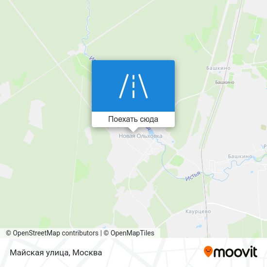 Карта Майская улица